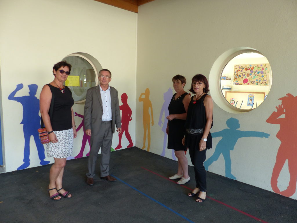 Inauguration fresque Ecole des Glycines Inauguration fresque Ecole des Glycines