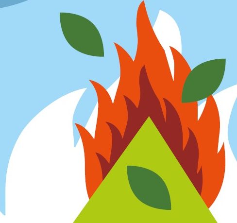 Brûlage des déchets végétaux